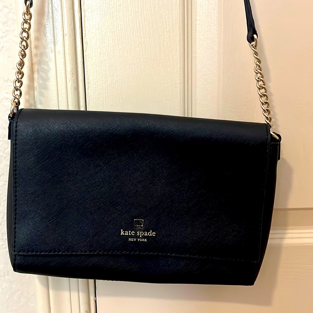 Kate Spade Leather Crossbody or Shoulder Gold Chain Purse NEVER WORN